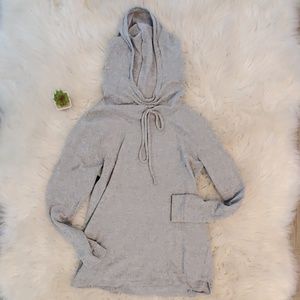 Stretch knit hoodie